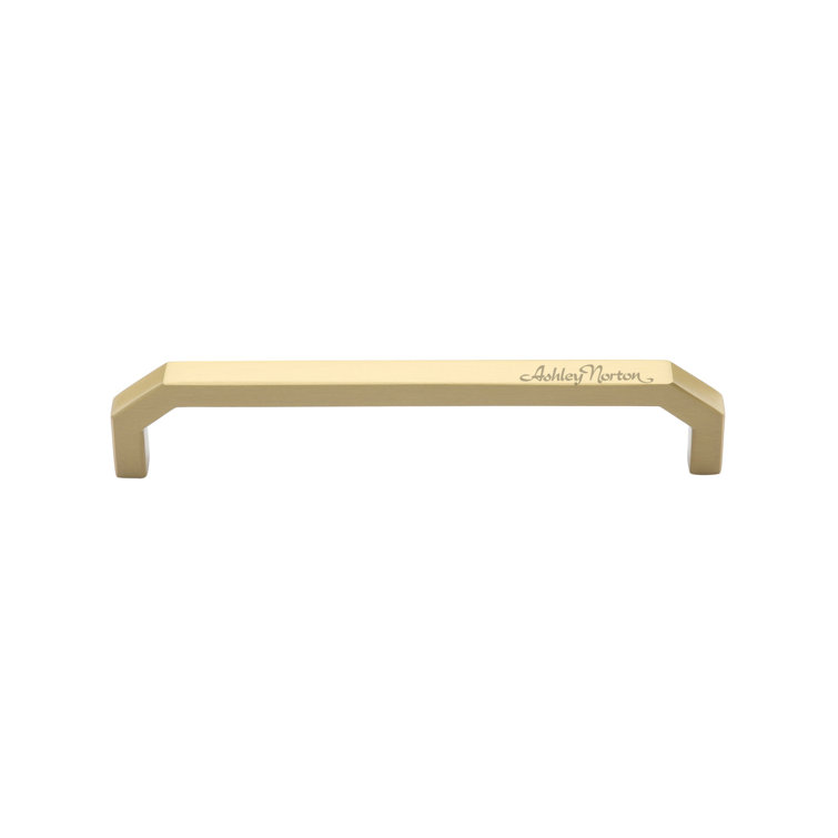 Satin Brass 4" Center to Center Bar Pull with Mounting Hardware