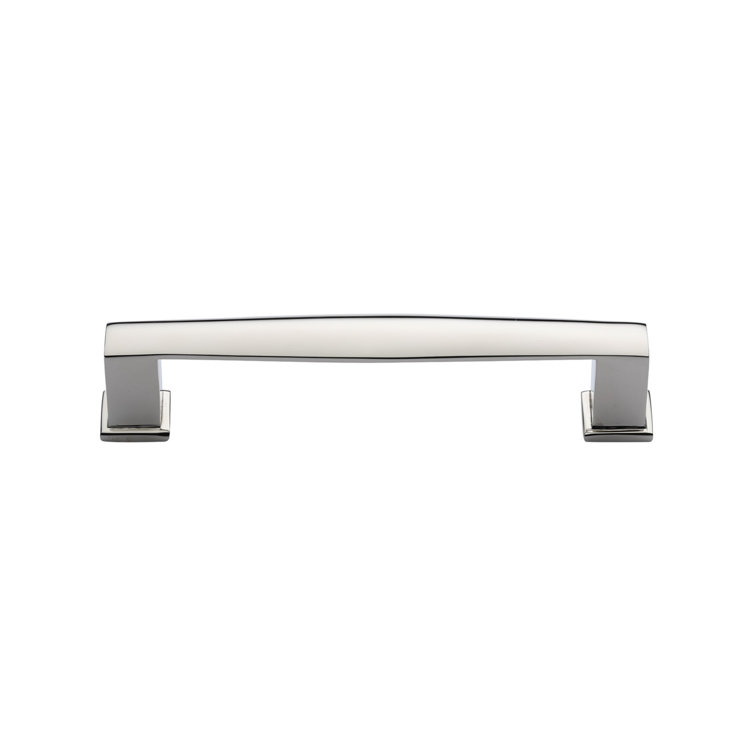 Polished Nickel 4" Bar Pull with Mounting Hardware