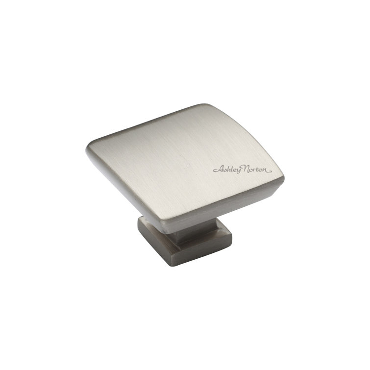 Hudson Square Brushed Nickel Cabinet Knob with Mounting Hardware