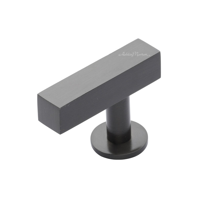 Dark Oil Rubbed Bronze Brass T-Handle Bar Knob