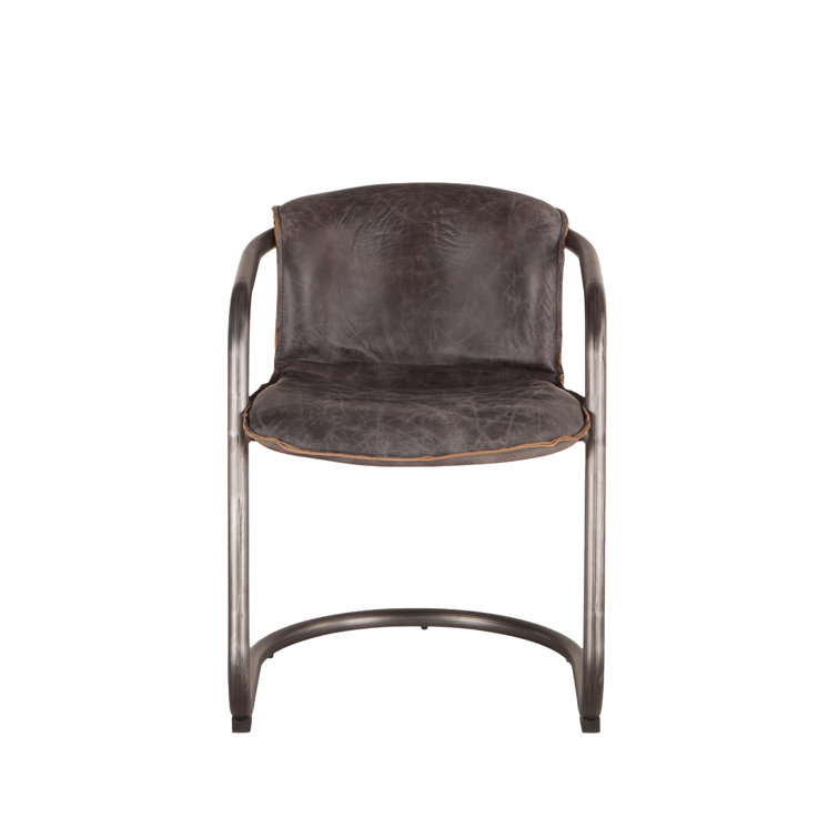 Antique Ebony Chiavari 22" Upholstered Side Chair with Metal Frame