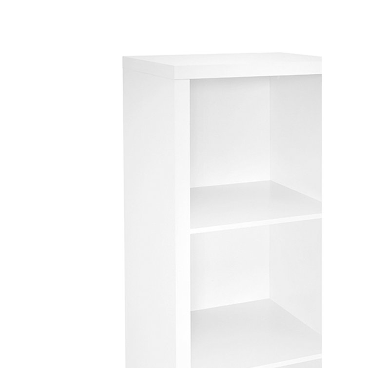 White 44" Tall Decorative 3-Cube Storage Organizer