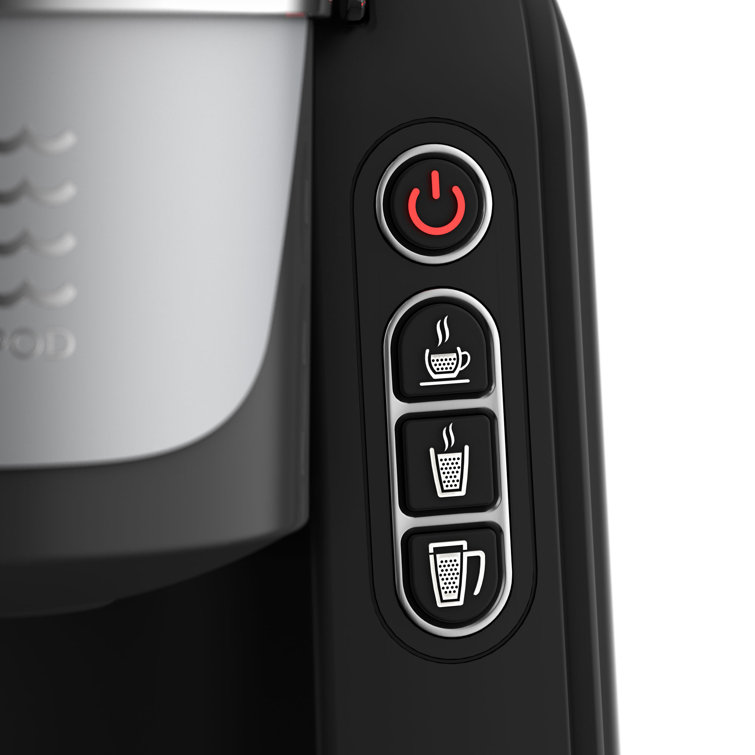 Black Programmable Pod Style Drip Coffee Maker