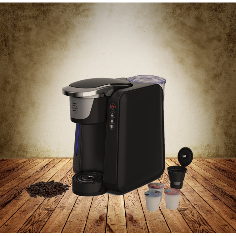 Black Programmable Pod Style Drip Coffee Maker
