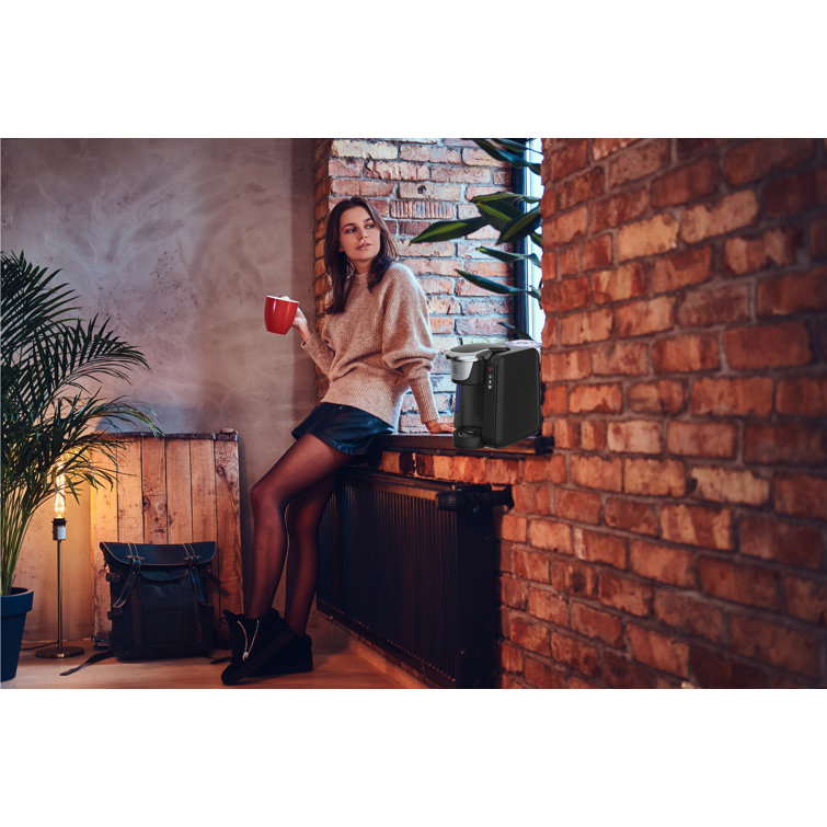 Black Programmable Pod Style Drip Coffee Maker