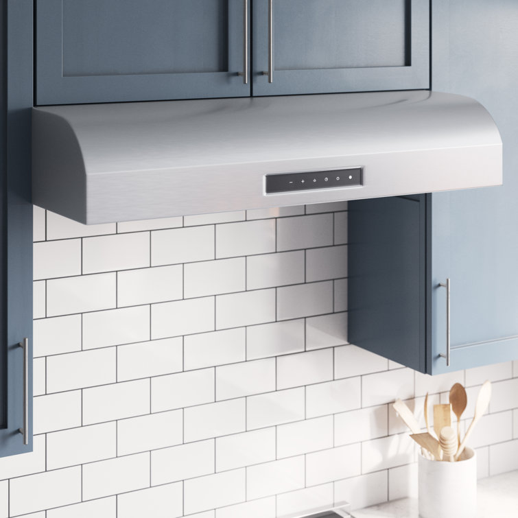 Stainless Steel 36" Under Cabinet Range Hood with LED Lights