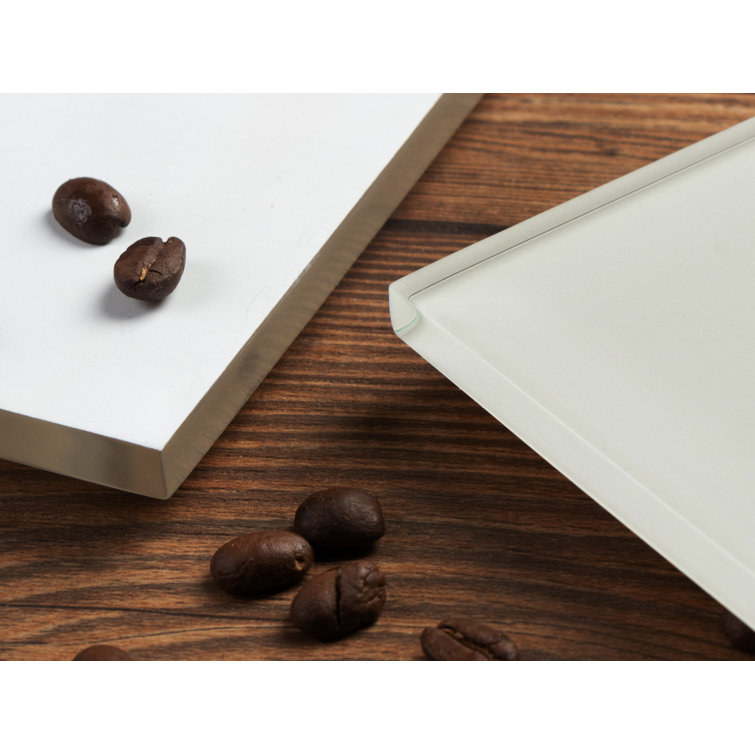 Ivory Polished Glass Subway Tile for Walls and Backsplashes