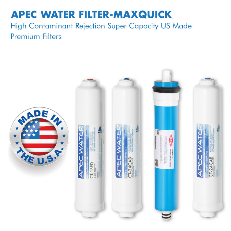 White 10'' 4-Stage Replacement Filter Set