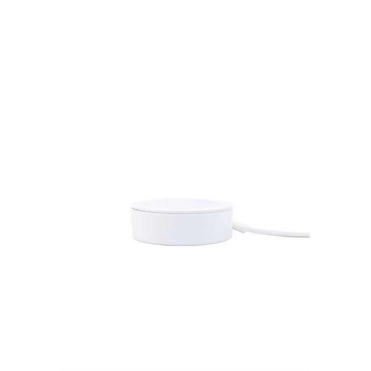 White Acrylic LED Puck Light with Adjustable Color Temperature