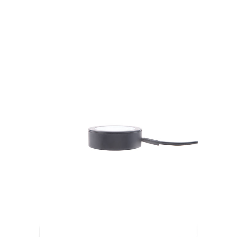 Black LED Puck Light with Acrylic Diffuser