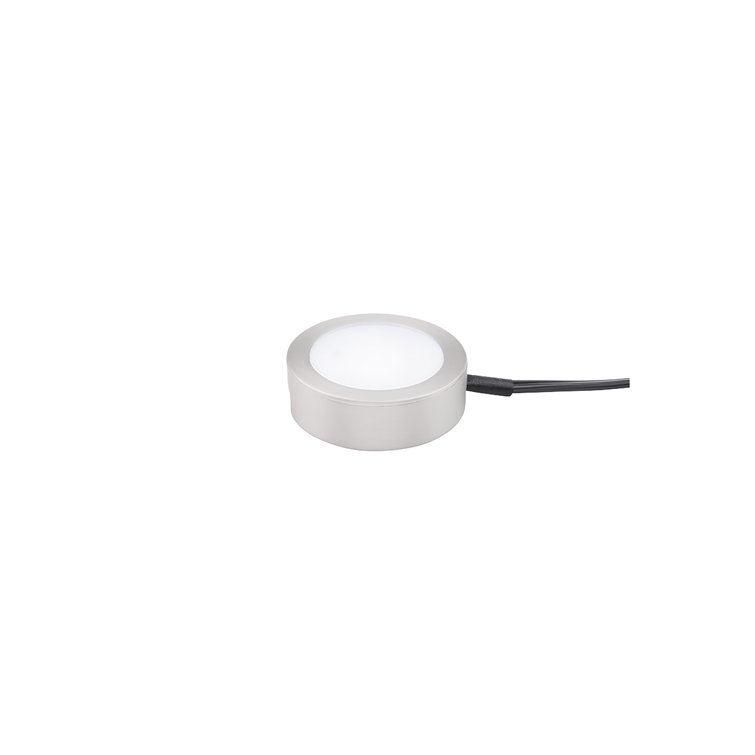 Brushed Nickel LED Under Cabinet Puck Light