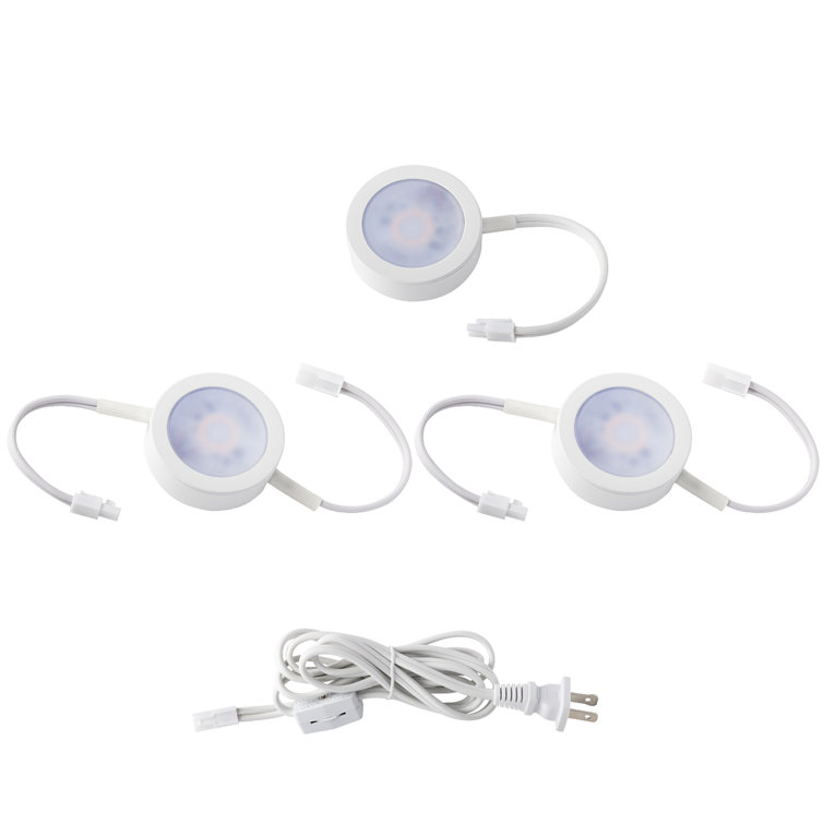 Line Voltage Puck Light 1 - Light LED Under Cabinet Puck Light