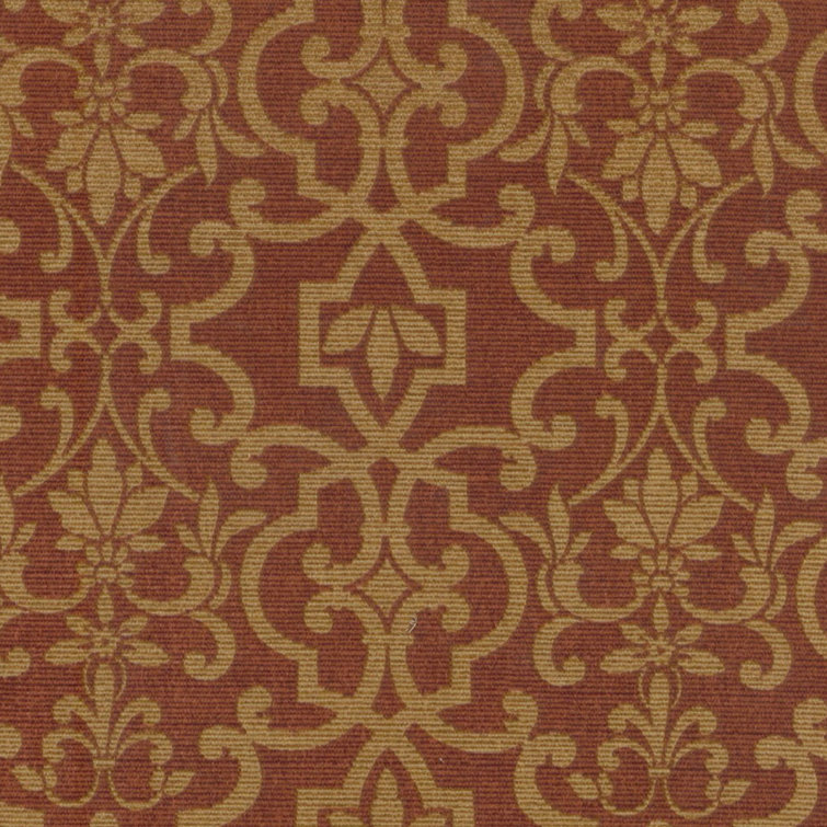 Vanya Paprika Red and Beige Polyester Outdoor Chair Cushions