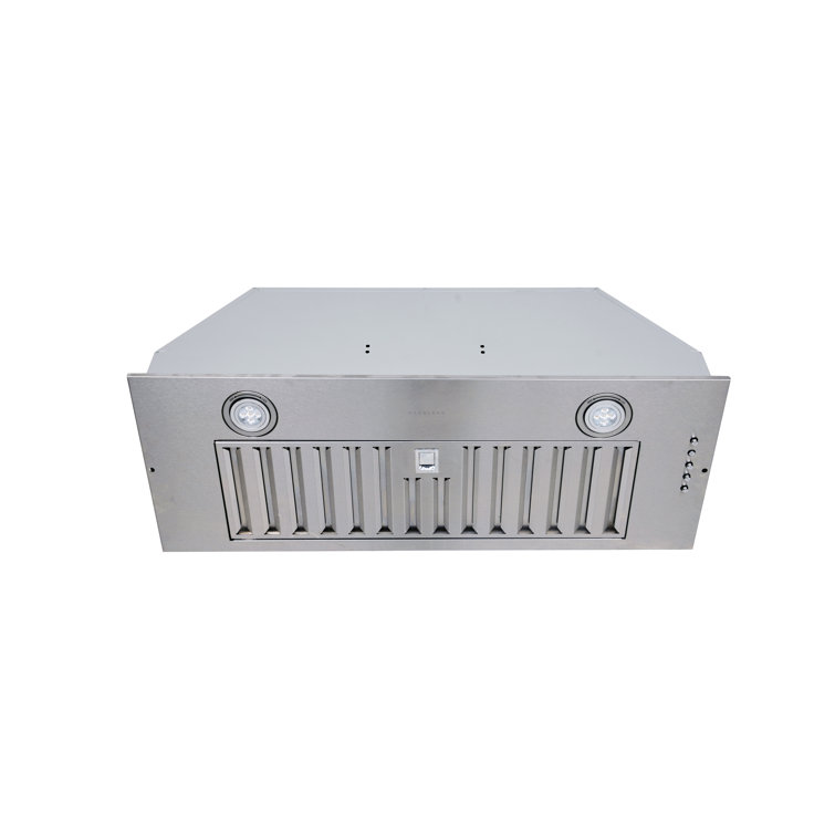 Hauslane 30" Stainless Steel Convertible Insert Range Hood with Charcoal Filter
