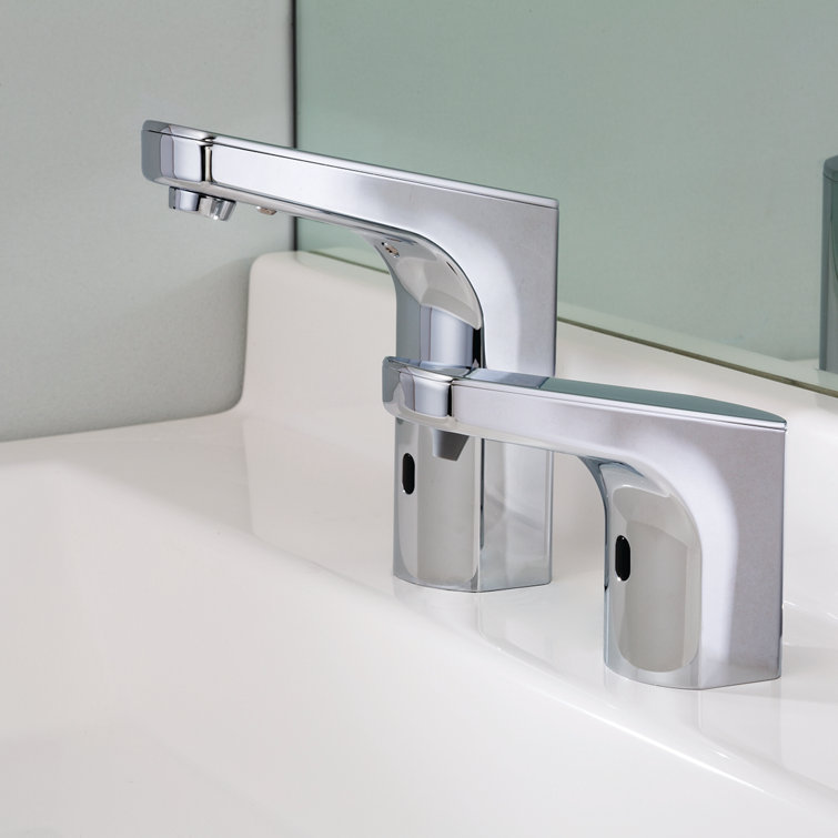 Sensorflo Sleek Polished Chrome Touchless Bathroom Sink Faucet