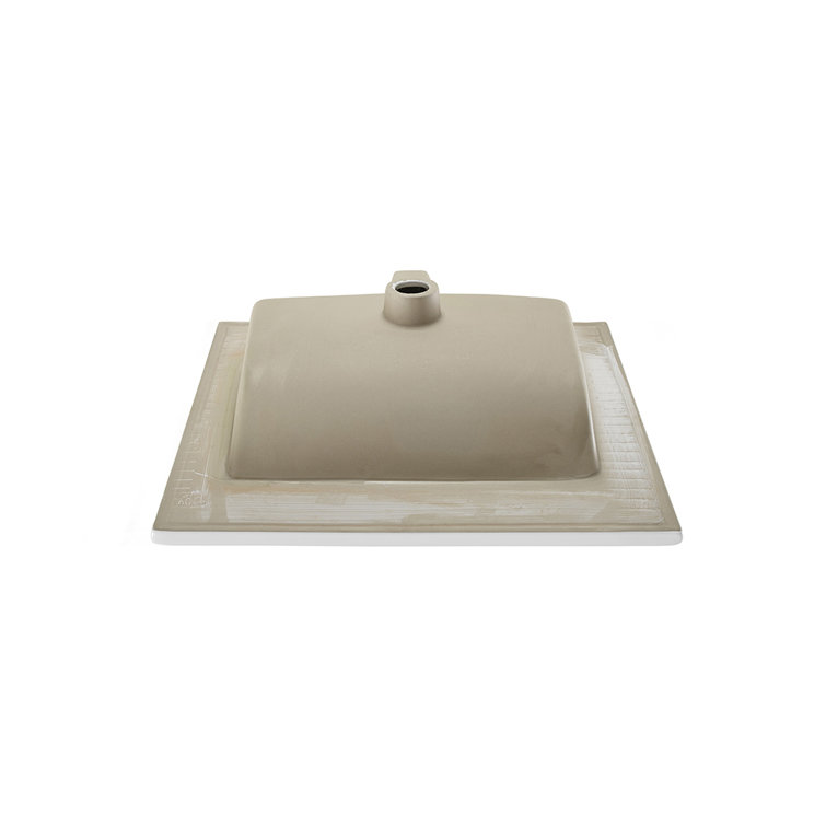 Glossy White Ceramic 24" Single Bathroom Vanity Top