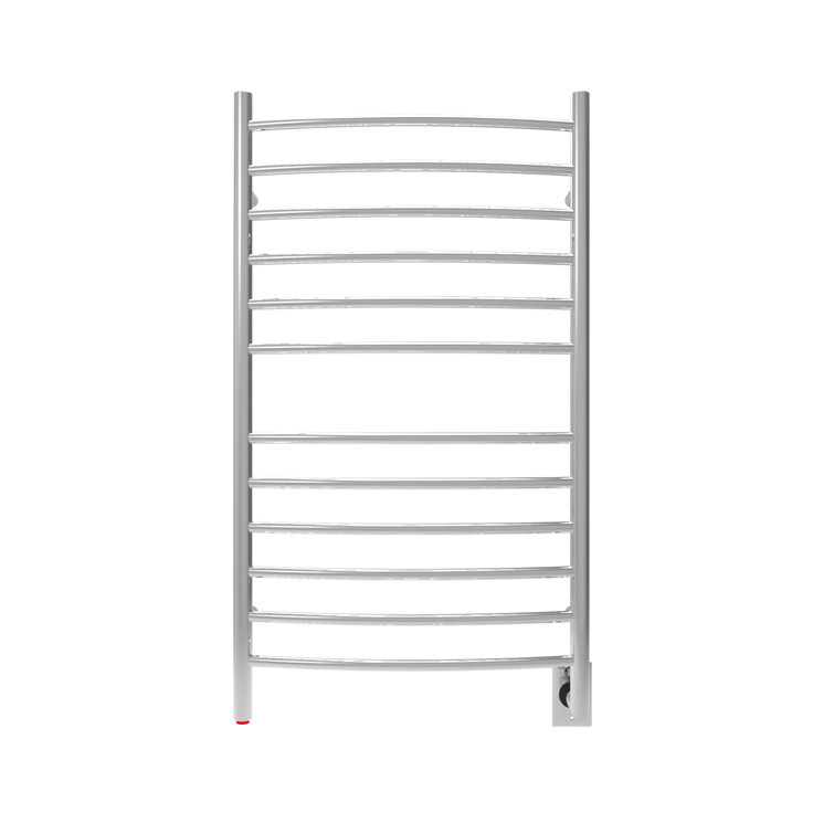 Radiant Large Curved Towel Warmer Hybrid Hardwired or Plug in
