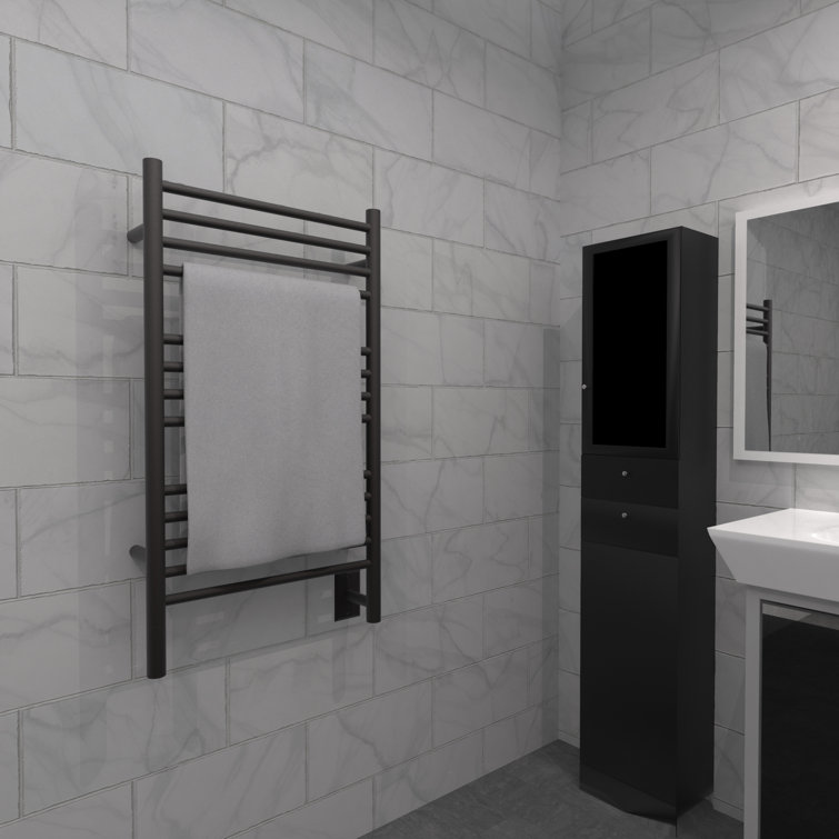 Oil Rubbed Bronze Wall Mounted Electric Towel Warmer