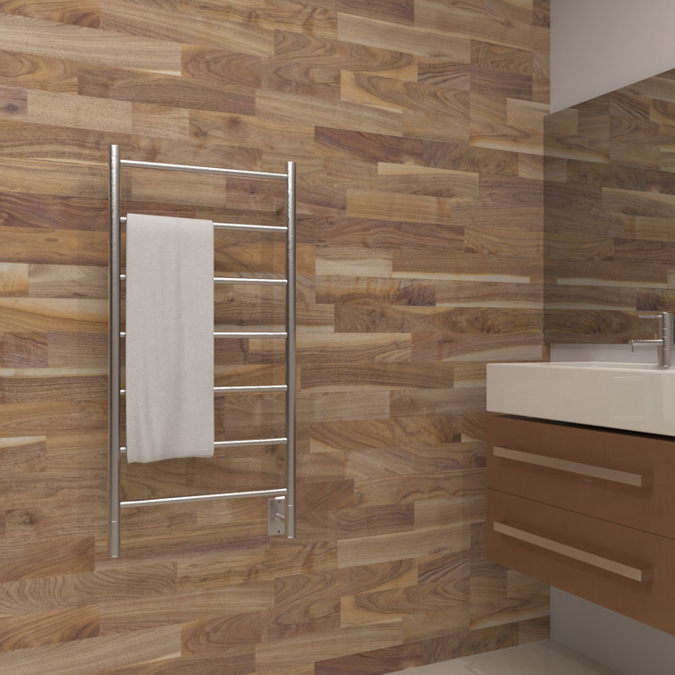 Polished Nickel Stainless Steel Wall Mounted Towel Warmer