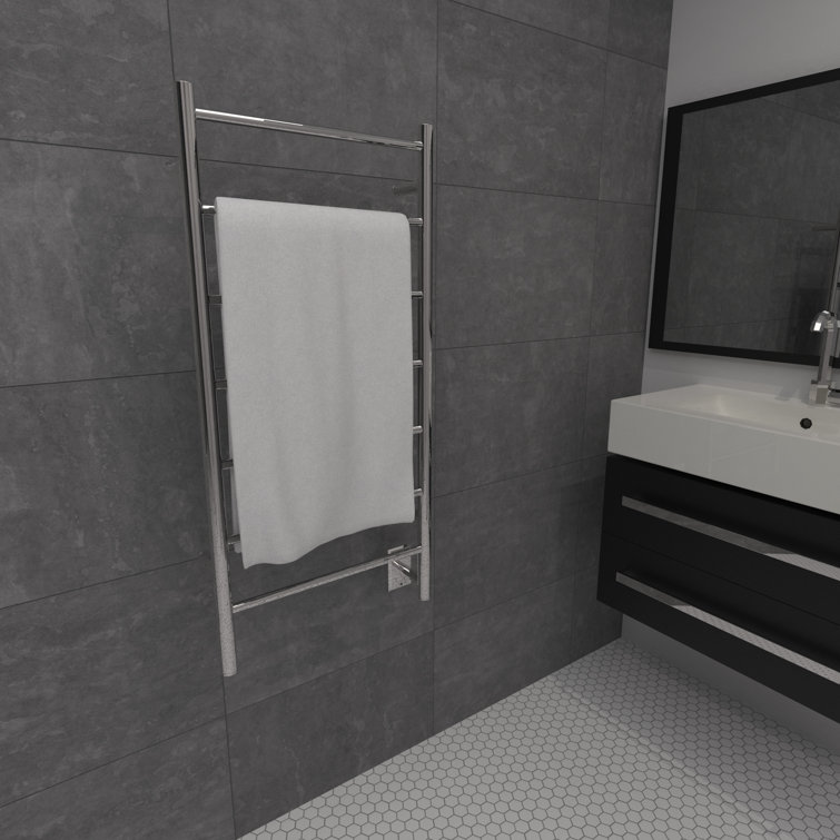 Polished Nickel Stainless Steel Wall Mounted Towel Warmer
