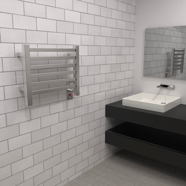 Polished Nickel Wall Mounted Stainless Steel Towel Warmer