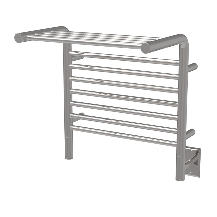 Polished Nickel Modern Wall Mounted Stainless Steel Shelf