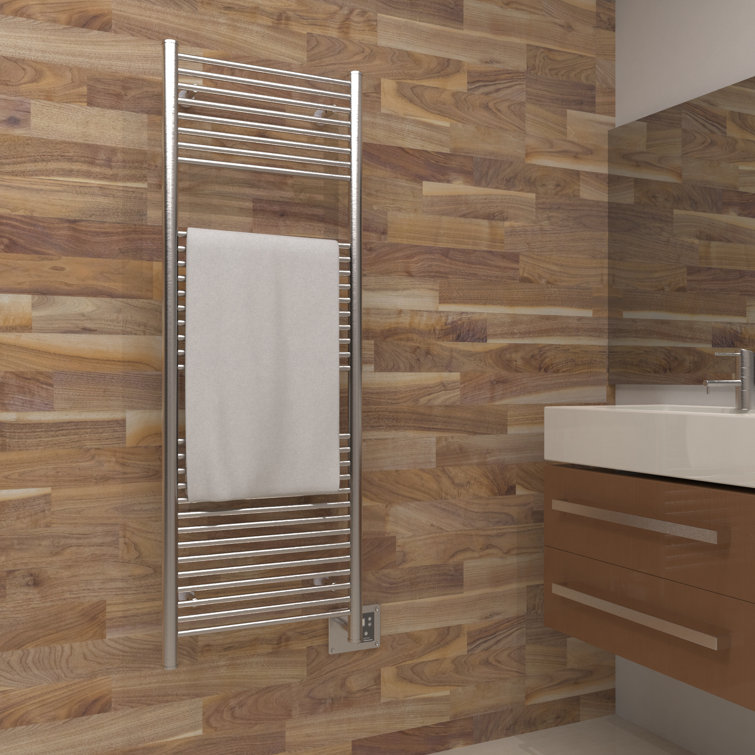 Polished Nickel Wall Mount Electric Towel Warmer