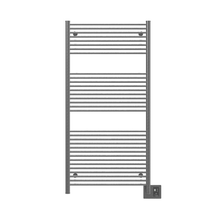 Polished Nickel Large Wall Mounted Electric Towel Warmer
