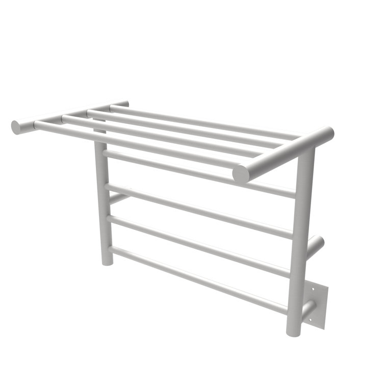 Polished Nickel Wall Mounted Stainless Steel Towel Warmer Shelf