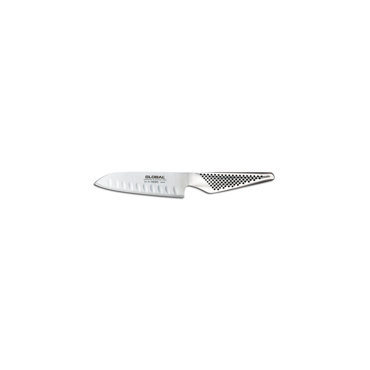 Global 5.12" Stainless Steel Hollow Ground Santoku Knife