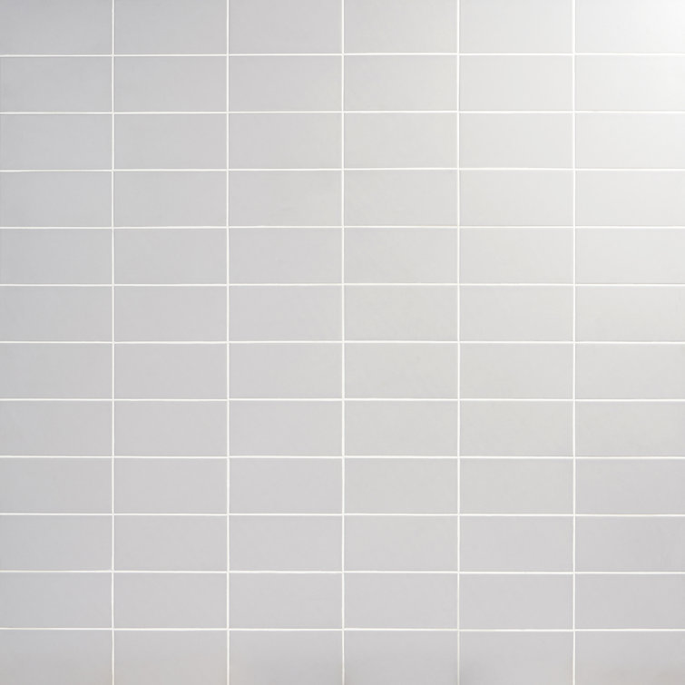 Tarin Gray Matte Ceramic 4" x 8" Subway Tile