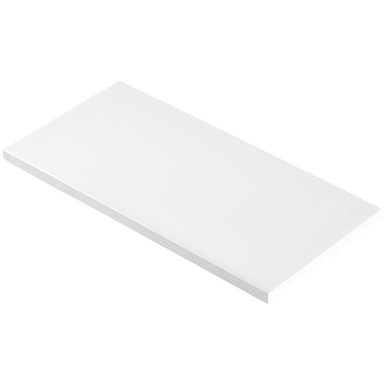 Tarin 4" x 8" White Matte Ceramic Subway Tile