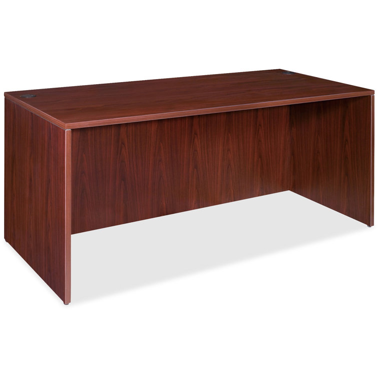 Mahogany 60" Rectangular Office Desk Shell