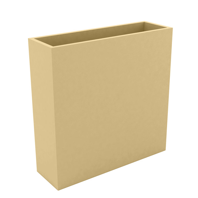 Vondom White Matte Wall Resin Pot Planter, 31.5" H