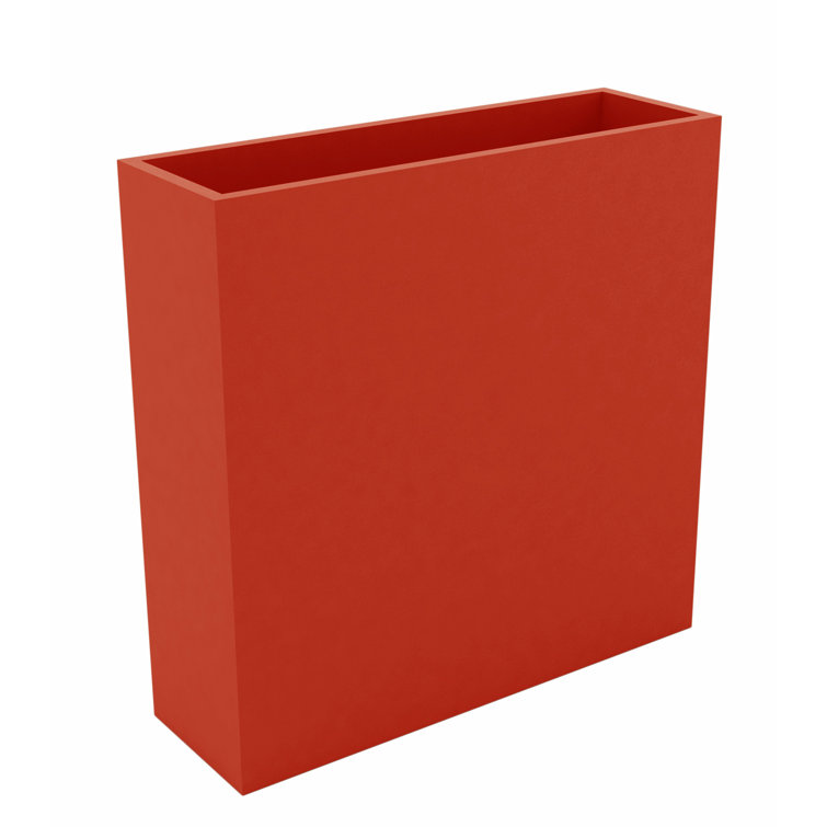 Vondom White Matte Wall Resin Pot Planter, 31.5" H