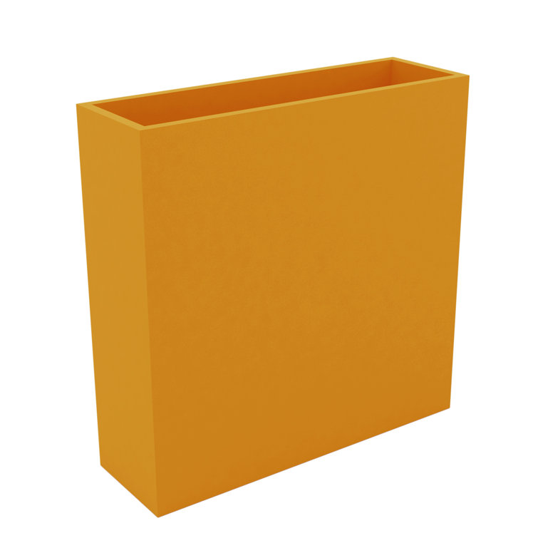 Vondom White Matte Wall Resin Pot Planter, 31.5" H