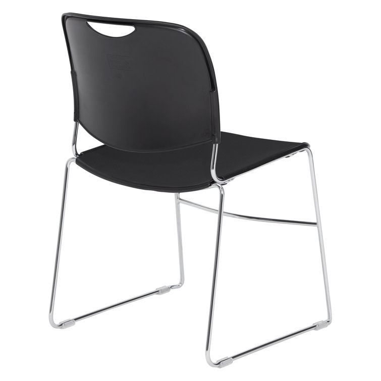 Black Metal Stackable Multipurpose Chair