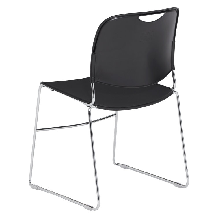 Black Metal Stackable Multipurpose Chair