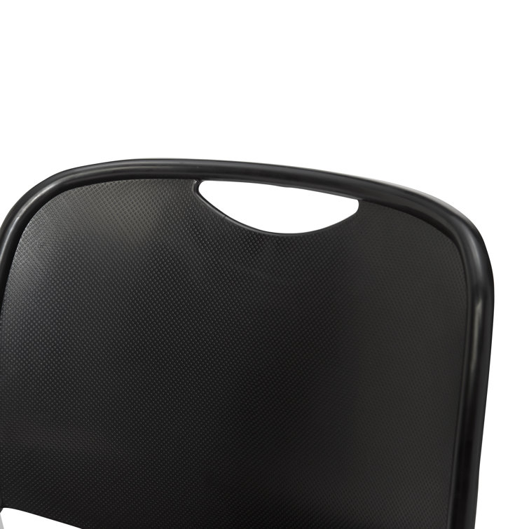 Black Metal Stackable Multipurpose Chair