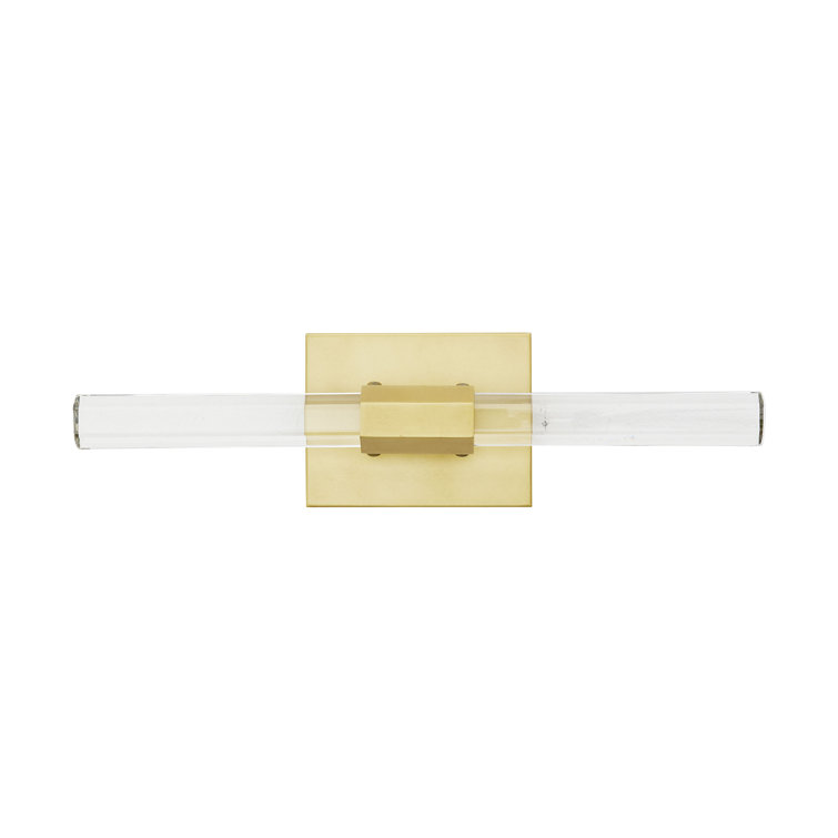 Frazier Antique Brass LED Dimmable Wall Sconce, 18 in