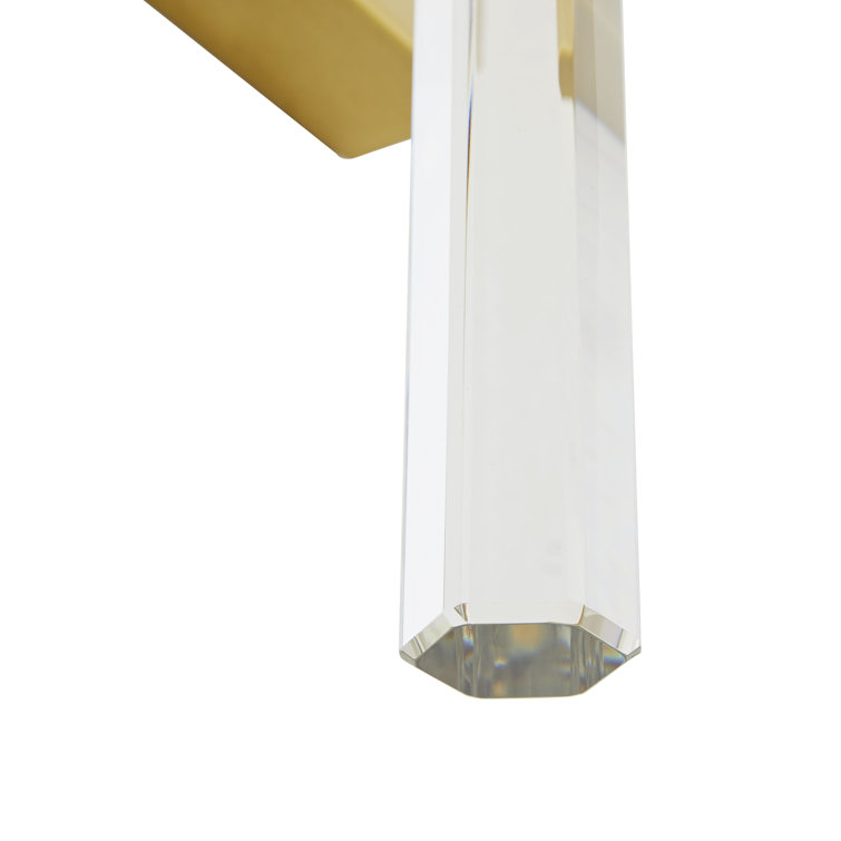 Frazier Antique Brass LED Dimmable Wall Sconce, 18 in