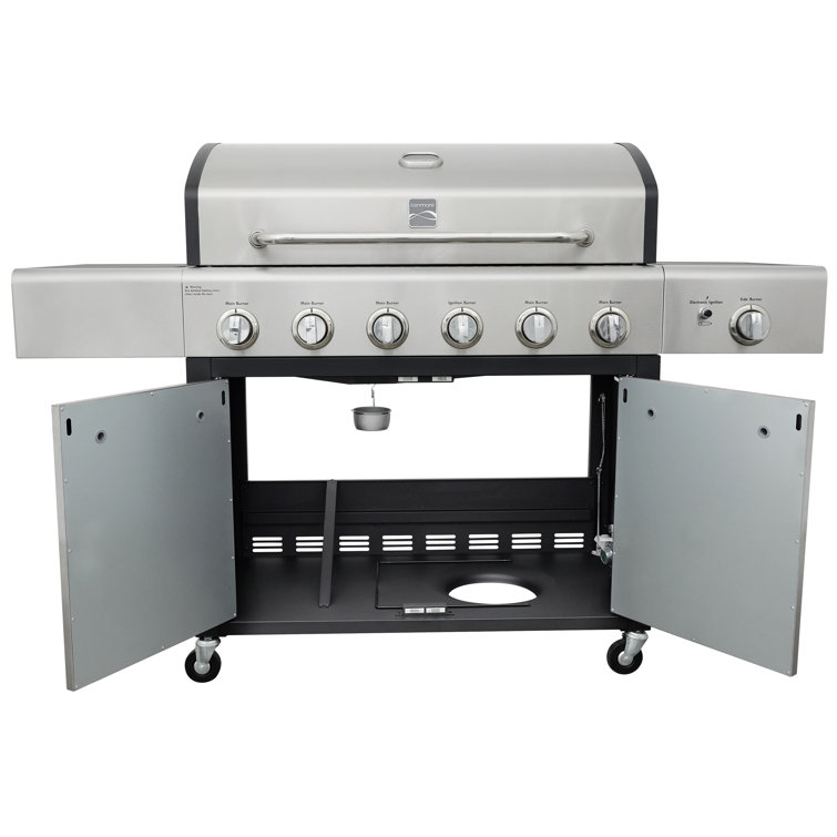 Kenmore XL Stainless Steel Propane Gas Grill with Side Burner