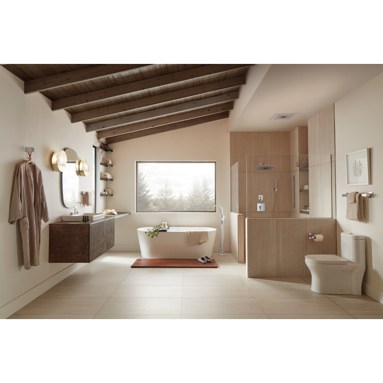 Lura 24-inch Polished Chrome Wall Mounted Towel Bar
