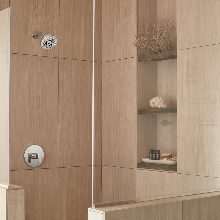 Pulse Chrome Multifunction Wall Mounted Shower Head
