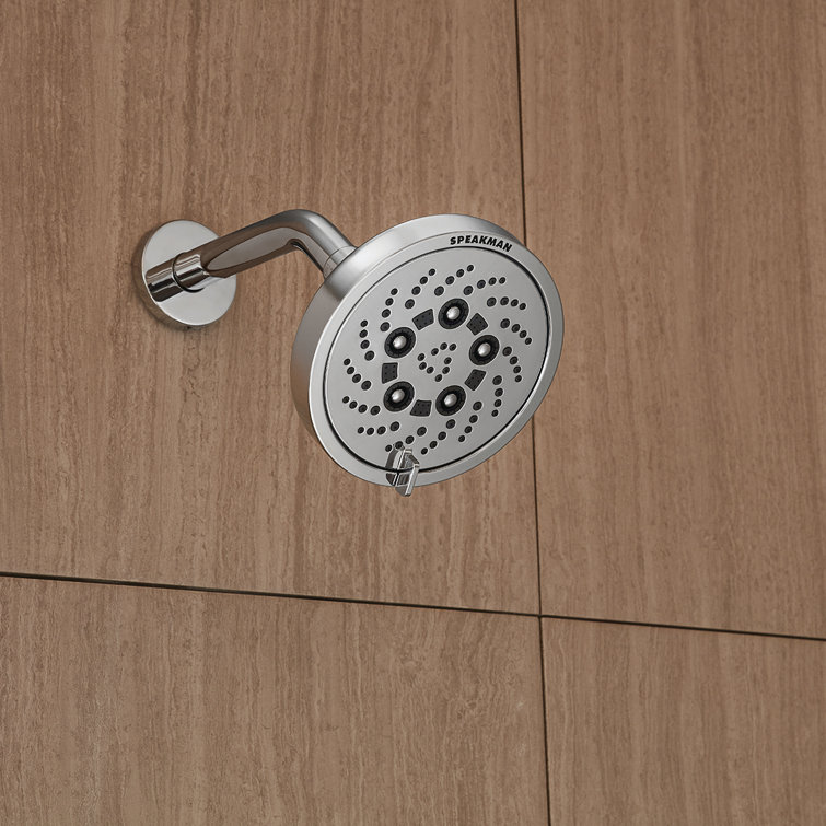 Pulse Chrome Multifunction Wall Mounted Shower Head