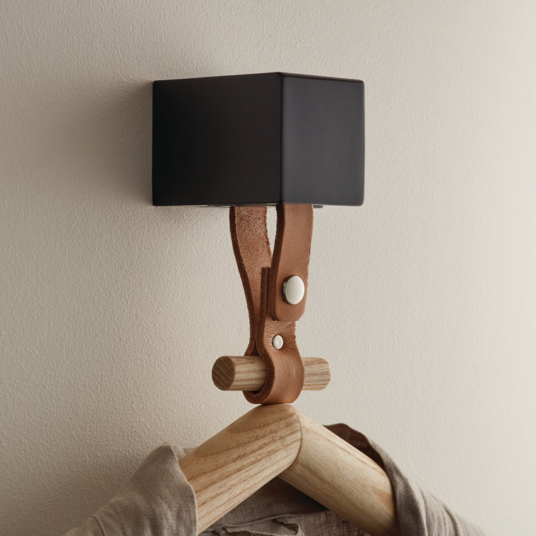 Matte Black Zinc Wall Mounted Robe Hook