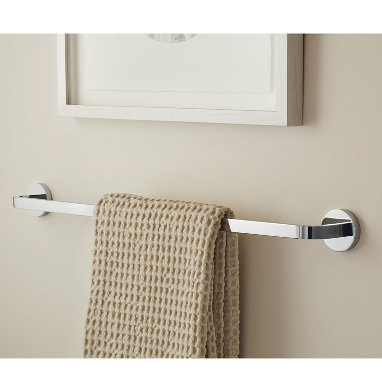 Vector 18-Inch Polished Chrome Wall Mounted Towel Bar