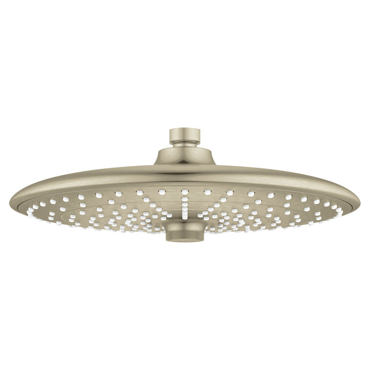 Brushed Nickel Adjustable Multi-Head Shower System with Handheld
