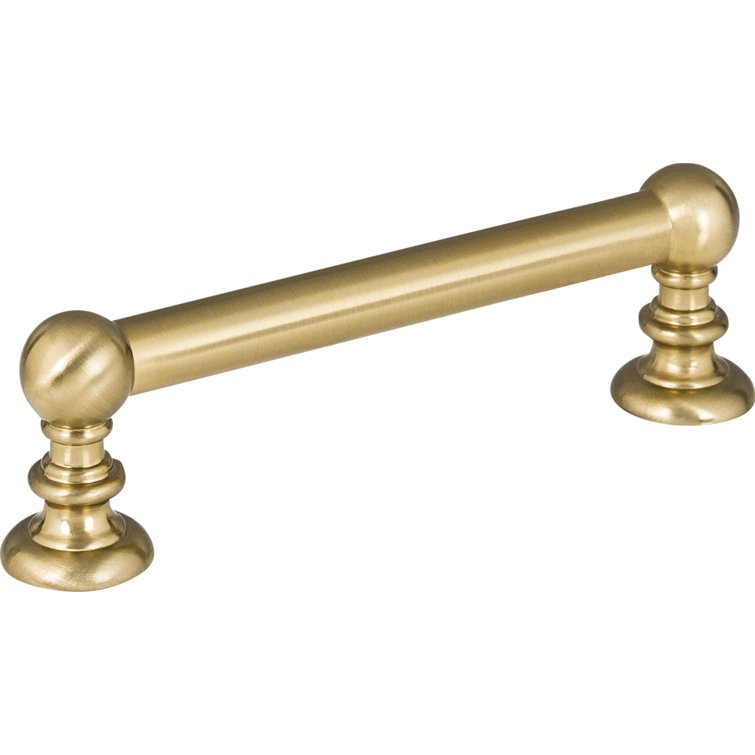 Victoria 3 3/4" Warm Brass Bar Handle Pull