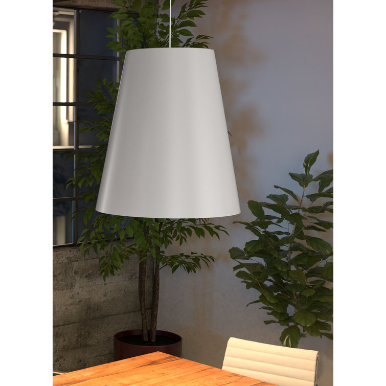 White Aluminum 24-Inch LED Pendant Light